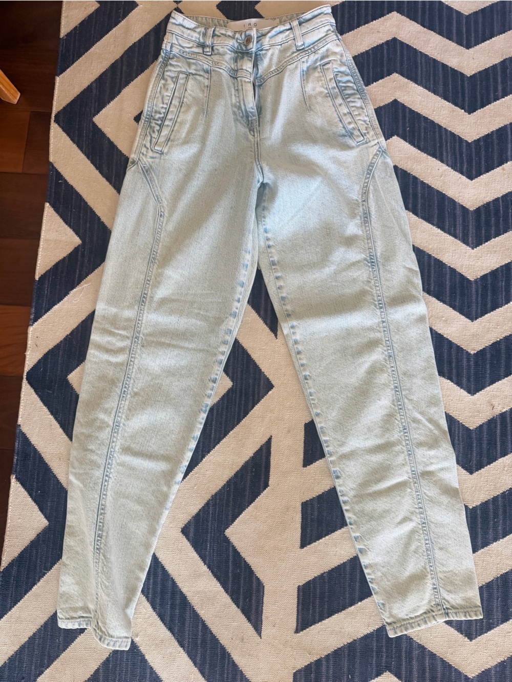 IRO Light Blue High-Rise Jeans
